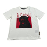 Just Cavalli T-Shirt Girocollo tinta unita con Stampa Bianco per Bambino JGA26059TS BIANCO JUST CAVALLI 