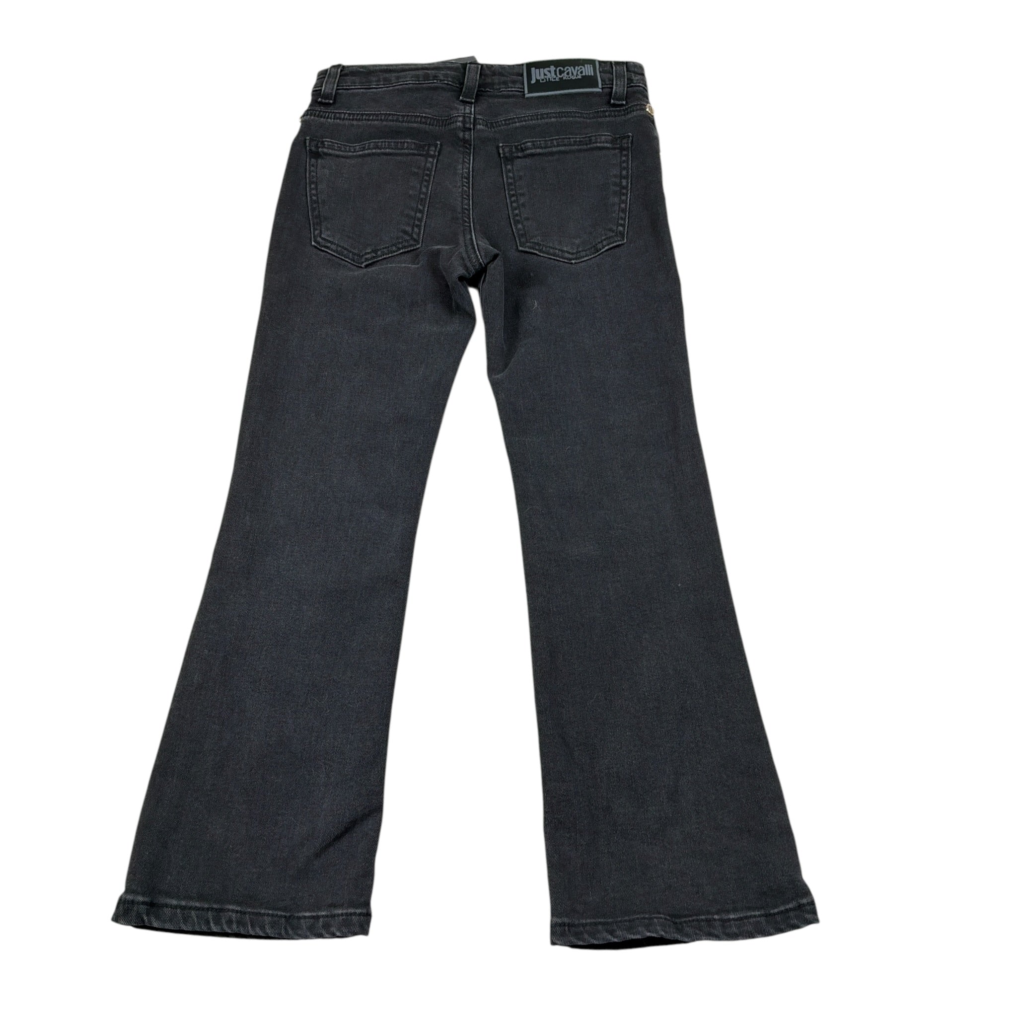 Just Cavalli Jeans tinta unita Modello Zampa Nero per Bambina JGA26062JE NERO JUST CAVALLI 