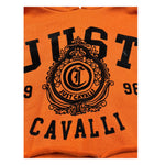 Just Cavalli Felpa Chiusa con Cappuccio Tjnta Unita Arancione per Bambina JGA26098FE ARANCIONE JUST CAVALLI 