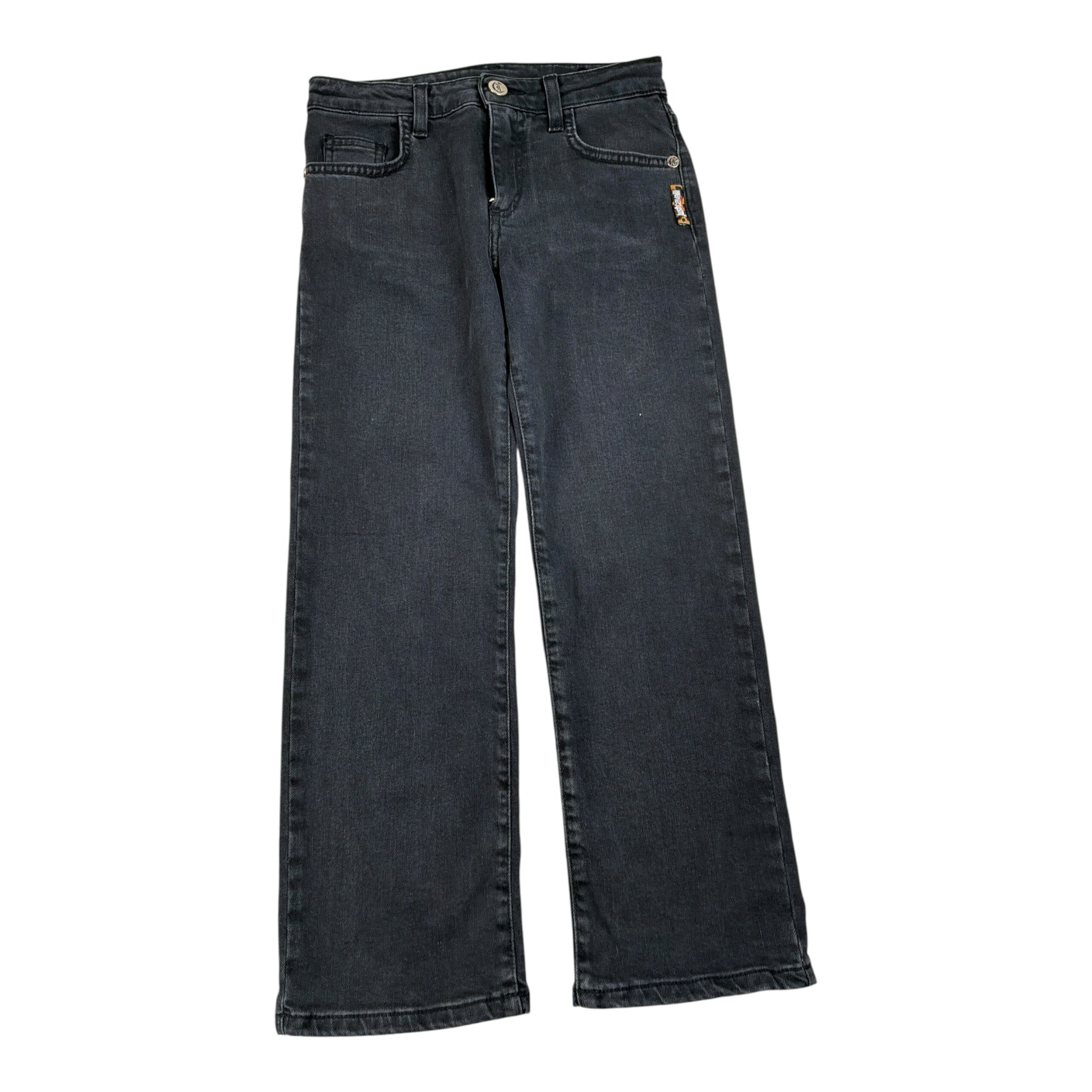 Just Cavalli Jeans tinta unita con Girovita Regolabile Nero per Bambina JGA26103JE NERO JUST CAVALLI 