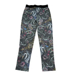 Just Cavalli Leggins Stampa Fantasia con Logo Verde per Bambina JGA26106LE VERDE JUST CAVALLI 