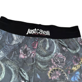 Just Cavalli Leggins Stampa Fantasia con Logo Verde per Bambina JGA26106LE VERDE JUST CAVALLI 