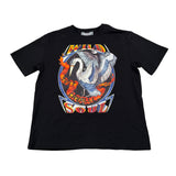 Just Cavalli T-Shirt Girocollo tinta unita con Stampa Nero per Bambino JGA26117TS NERO JUST CAVALLI 