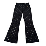 Just Cavalli Leggins tinta unita Modello Zampa Brillantini Nero per Bambina JGA26130LE NERO JUST CAVALLI 