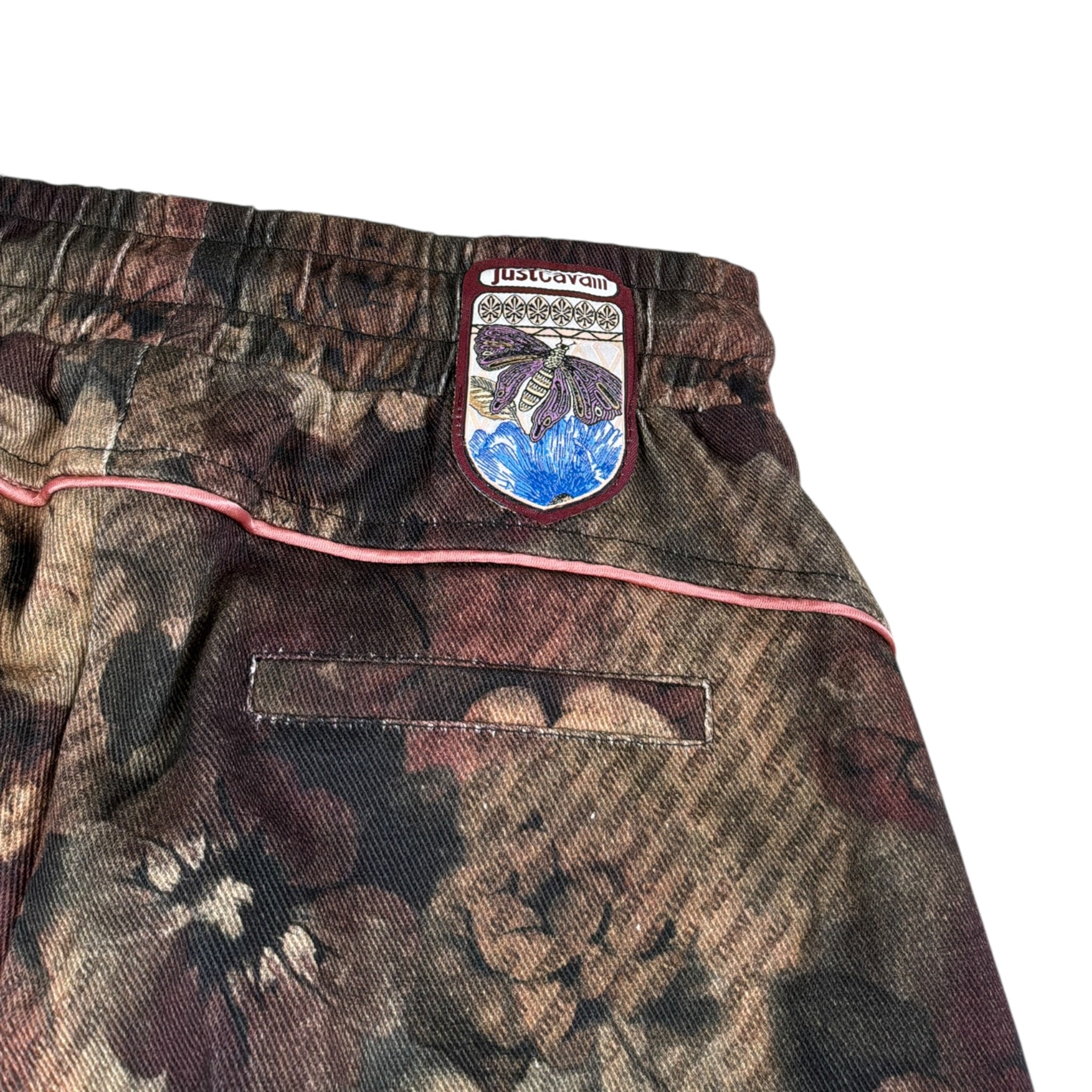 Just Cavalli Pantalone Stampa Fantaisa con Elastico In Vita Marrone per Bambina JGA26137PA MARRONE JUST CAVALLI 