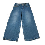 Just Cavalli Jeans tinta unita Modello Palazzo Blu per Bambina JGA26139FE BLU JUST CAVALLI 