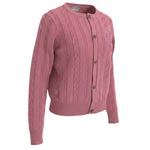 Just Cavalli Cardigan tinta unita In Maglia Rosa per Bambina JGA26143CD ROSA JUST CAVALLI 