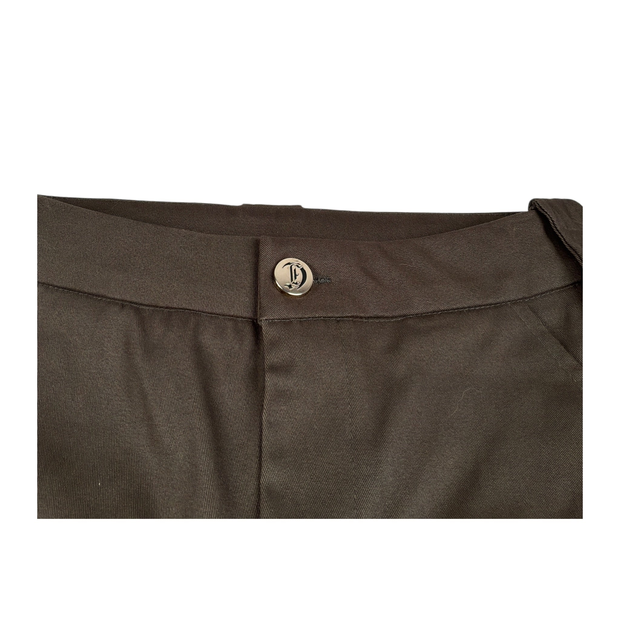 Just Cavalli Pantalone Tinta Jnita con Tasconi Marrone per Bambina JGA26144PA MARRONE JUST CAVALLI 