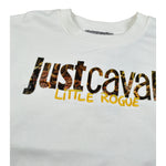 Just Cavalli Fellpa tinta unita Girocollo Panna per Bambina JGA26168FE PANNA JUST CAVALLI 