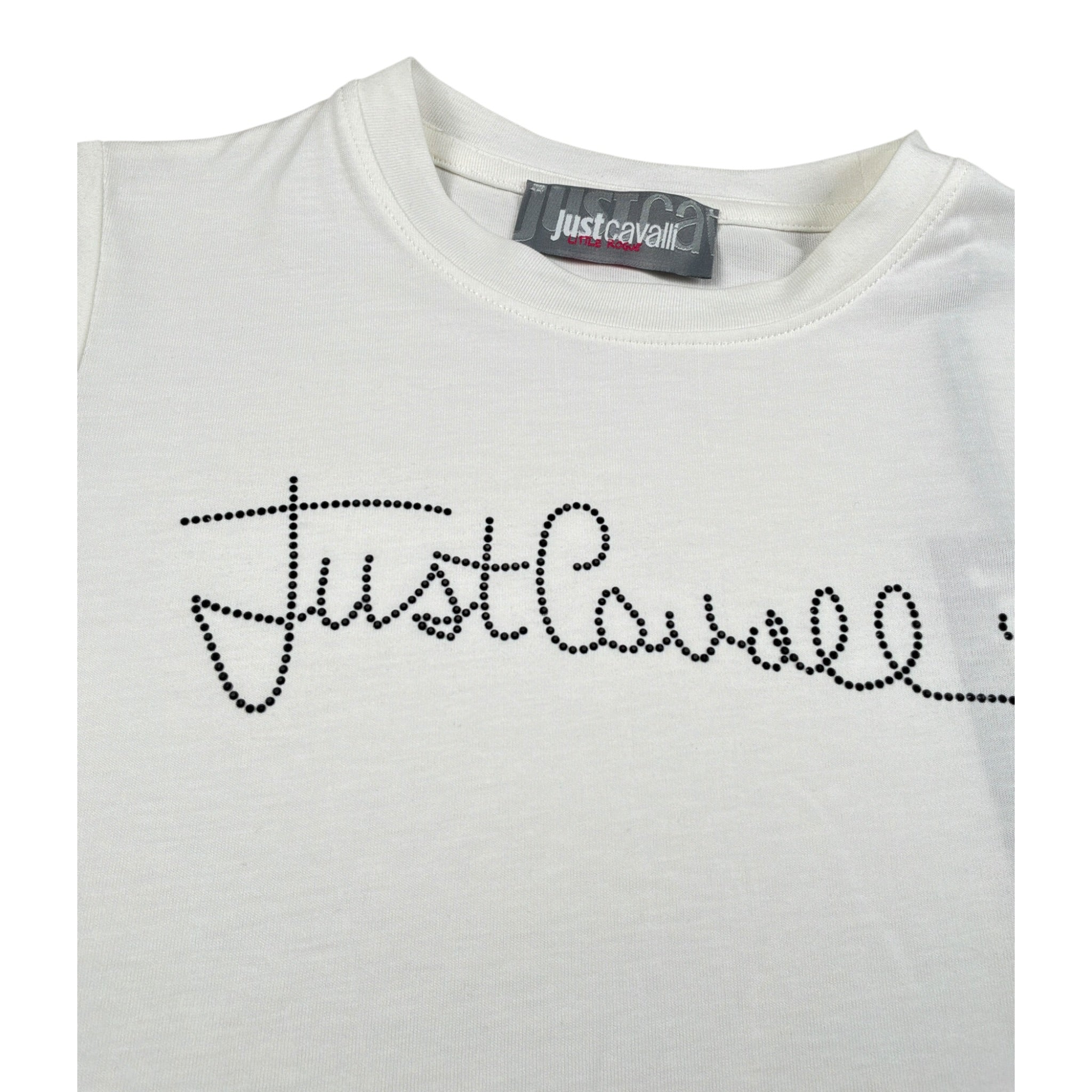 Just Cavalli T-Shirt Girocollo tinta unita Bianco per Bambina JGA26177TS BIANCO JUST CAVALLI 