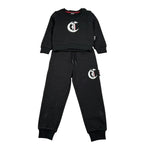 Just Cavalli Completo 2 Pezzi Felpa-Pantalone tinta unita Nero per Neonato JIA26001CF NERO JUST CAVALLI 