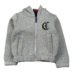 Just Cavalli Felpa tinta unita con Zip E Cappuccio Grigio per Neonato JIA26008FE GRIGIO JUST CAVALLI 