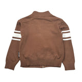 Just Cavalli Maglia tinta unita con Stampa E Zip Marrone per Neonato JIA26033CD MARRONE JUST CAVALLI 