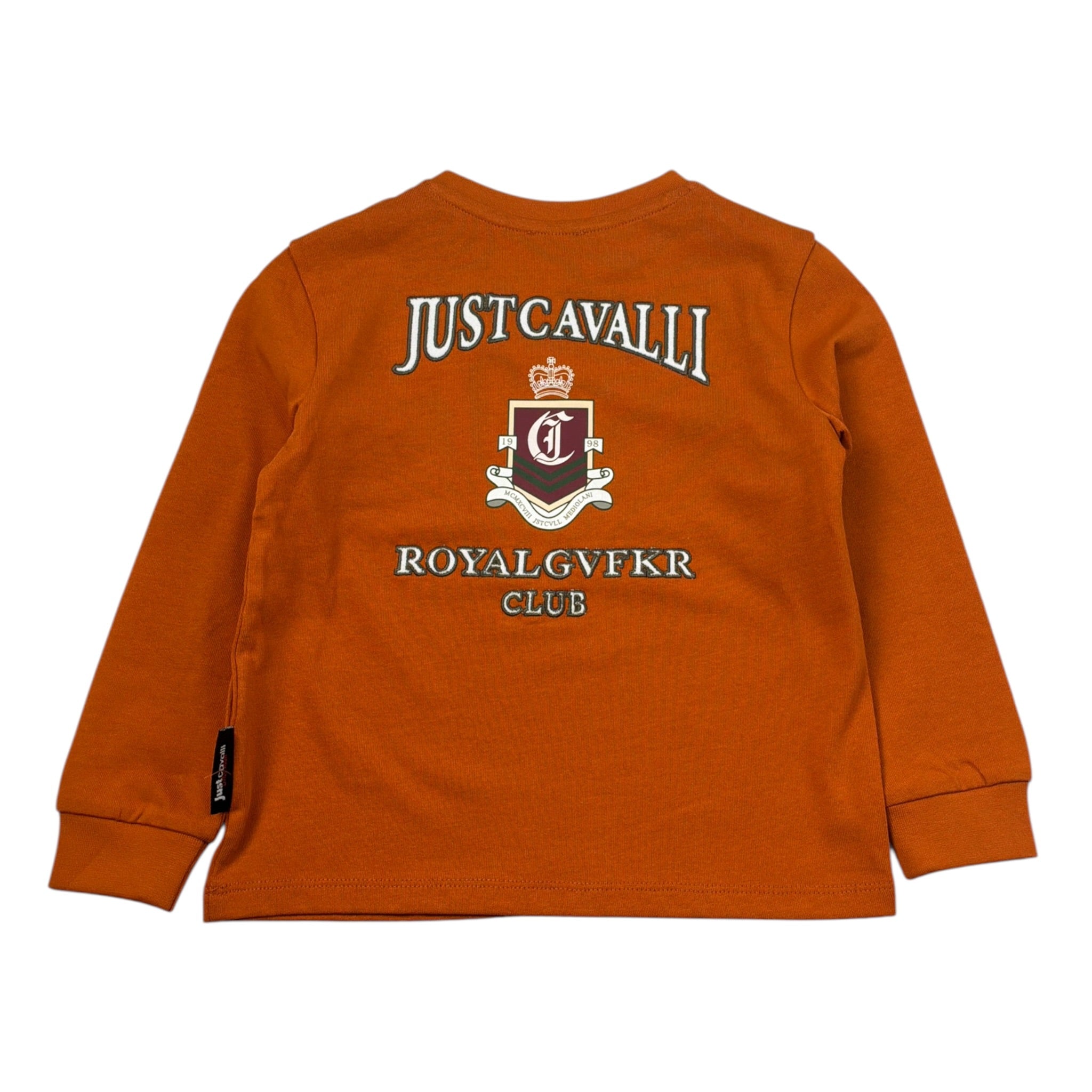 Just Cavalli Shirt tinta unita con Stampa Arancione per Neonato JIA26038TS ARANCIONE JUST CAVALLI 