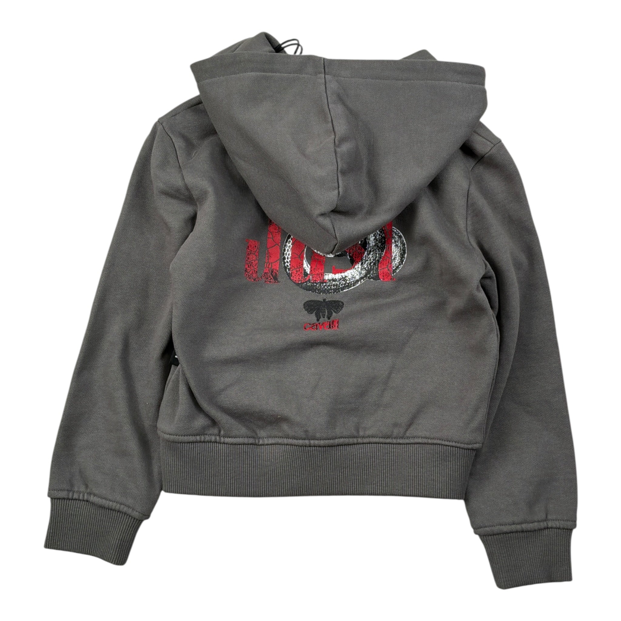 Just Cavalli Felpa tinta unita con Zip E Cappuccio Grigio per Neonato JIA26043FE GRIGIO JUST CAVALLI 