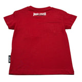 Just Cavalli T-Shirt Girocollo tinta unita con Ricami Rosso per Neonato JIA26053TSS ROSSO JUST CAVALLI 