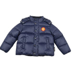 Just Cavalli Giubbino tinta unita con Zip E Cappuccio Blu per Neonato JIA26059PI BLU JUST CAVALLI 