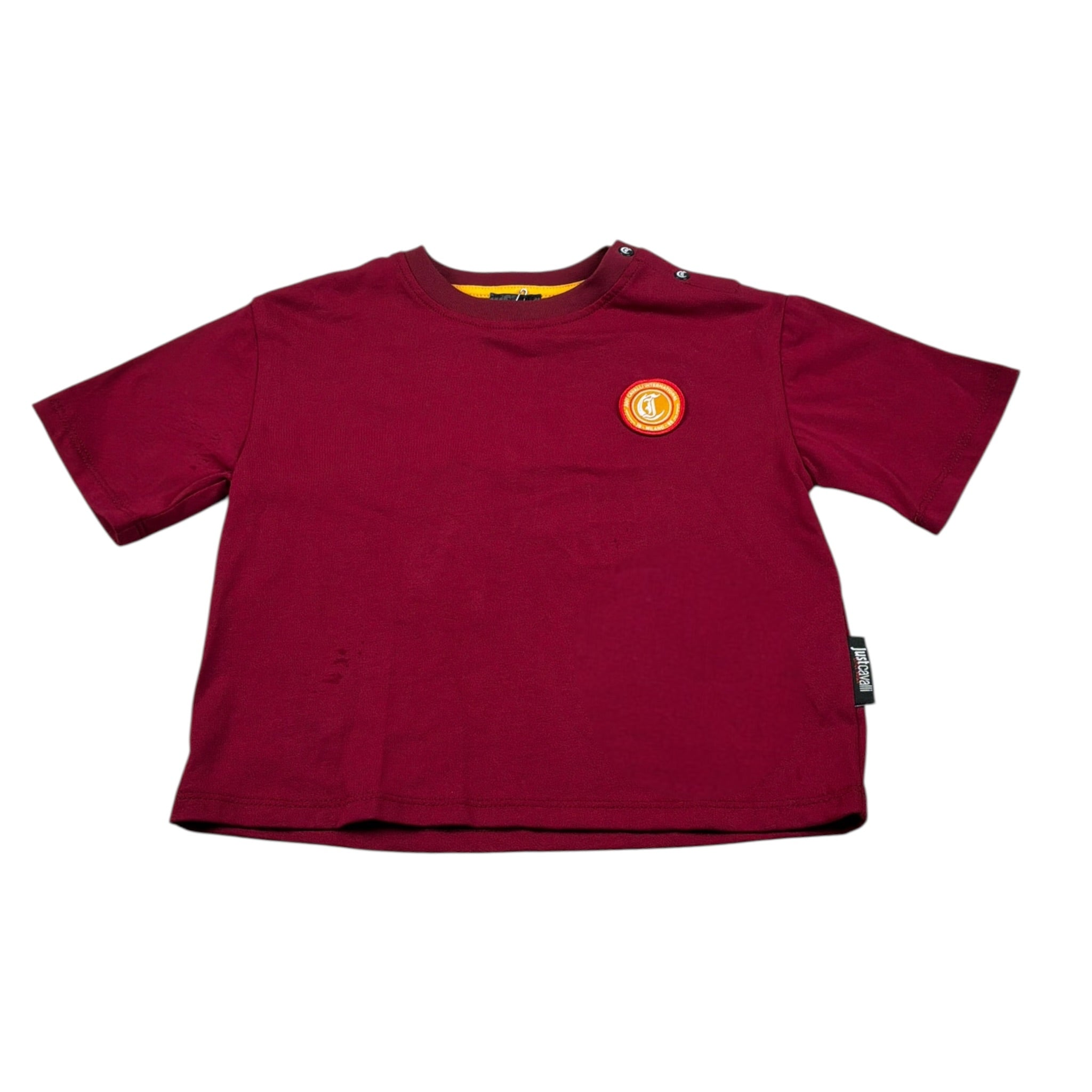 Just Cavalli T-Shirt Girocollo tinta unita Bordeaux per Neonato JIA26061TS BORDEAUX JUST CAVALLI 