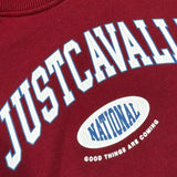 Just Cavalli Felpa tinta unita con Stampa Bordeaux per Neonato JIA26067FE BORDEAUX JUST CAVALLI 