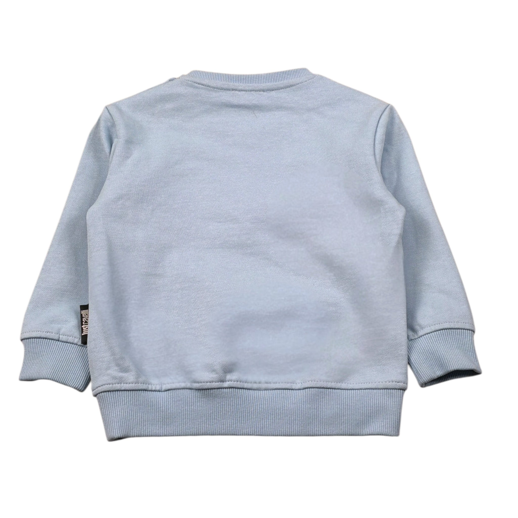 Just Cavalli Felpe Chiusa Girocollo tinta unita Azzurro per Neonato JIA26068FE AZZURRO JUST CAVALLI 