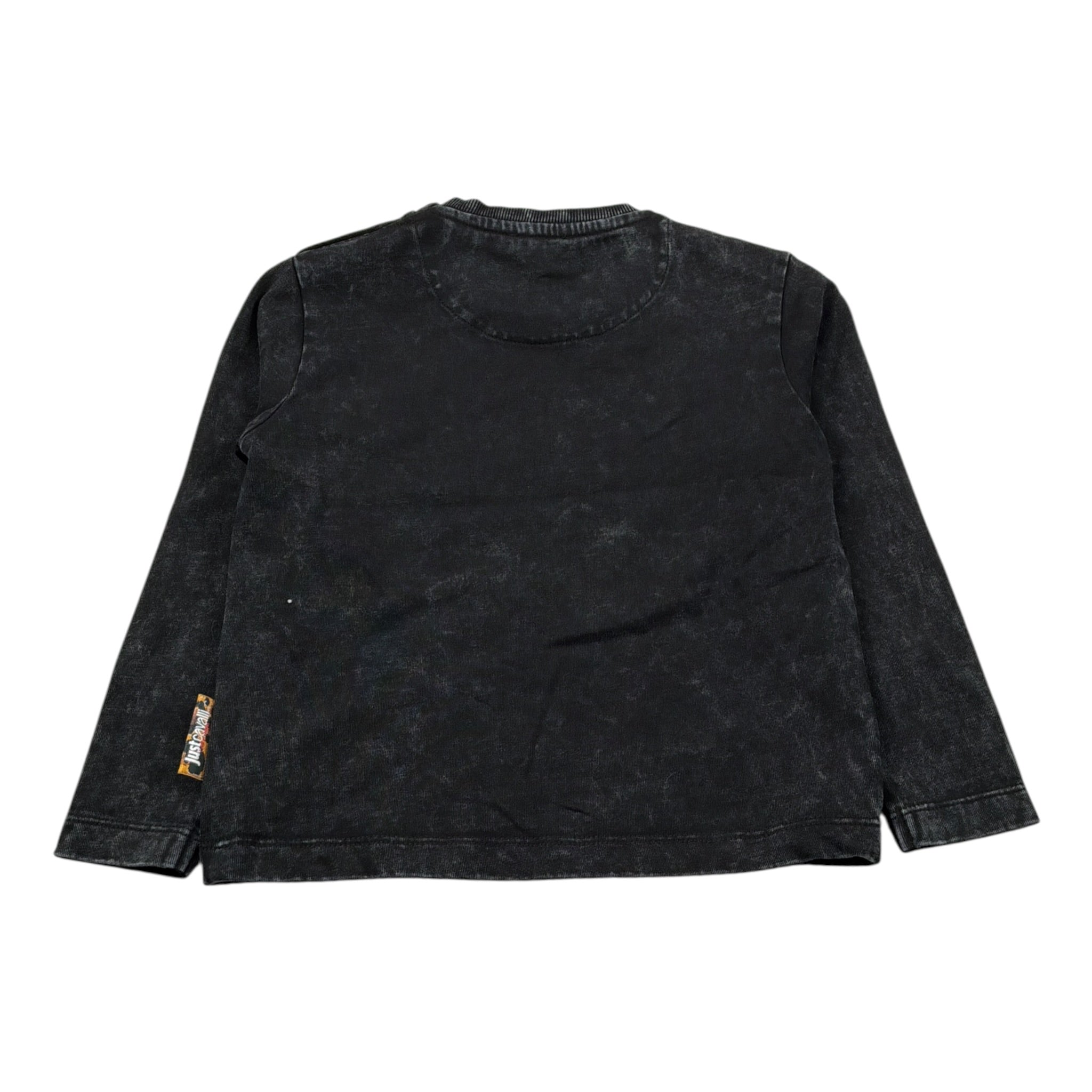Just Cavalli Shirt Girocollo tinta unita con Stampa Nero per Neonata JIA26077TS NERO JUST CAVALLI 