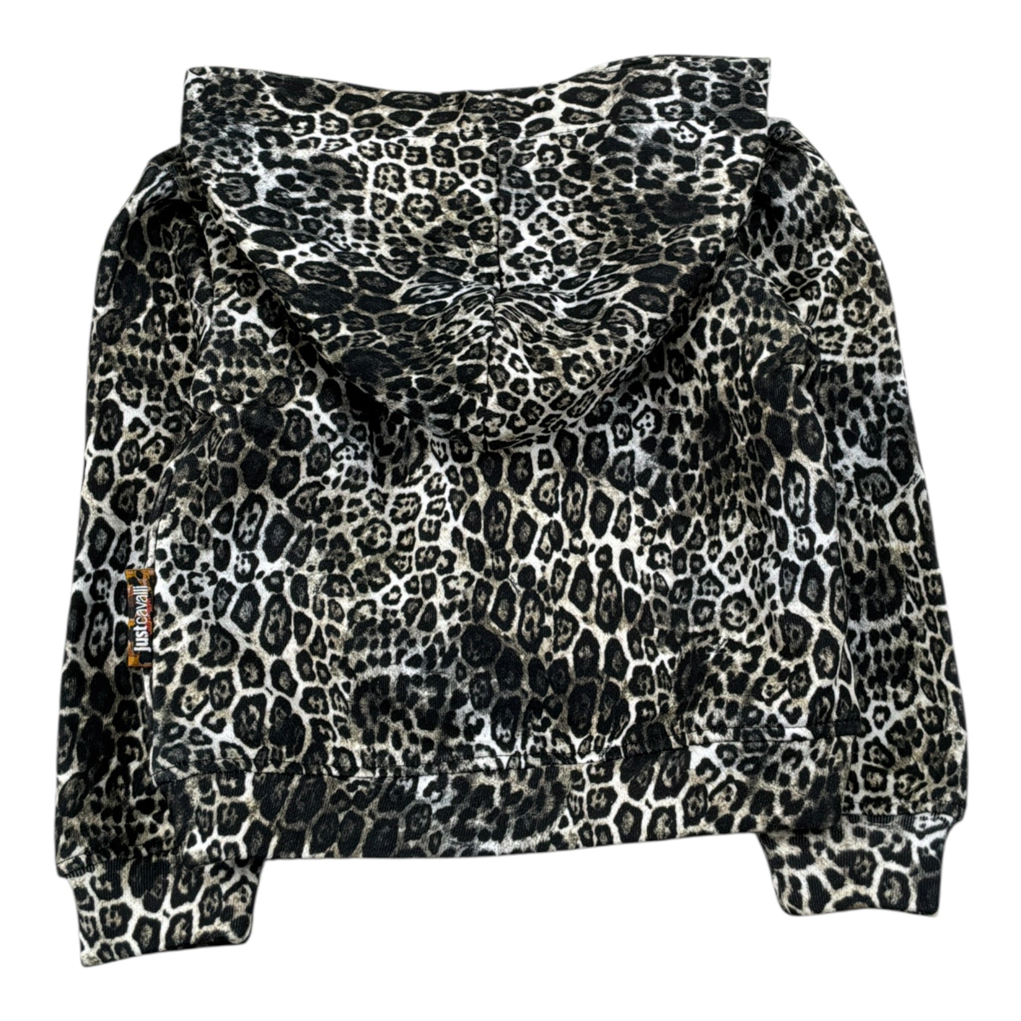 Just Cavalli Felpa tinta unita con Zip E Fantasia Maculata Marrone per Neonata JIA26081FE MARRONE JUST CAVALLI 