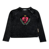 Just Cavalli Shirt tinta unita con Stampa Nero per Neonato JIA26084TS NERO JUST CAVALLI 