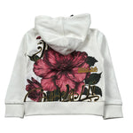 Just Cavalli Felpa con Zip E Cappuccio tinta unita con Logo Bianco per Neonata JIA26096FE BIANCO JUST CAVALLI 