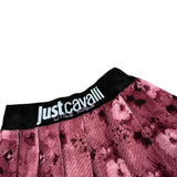 Just Cavalli Gonna tinta unita con Stampa Fiori Rosa per Neonata JIA26107GO ROSA  