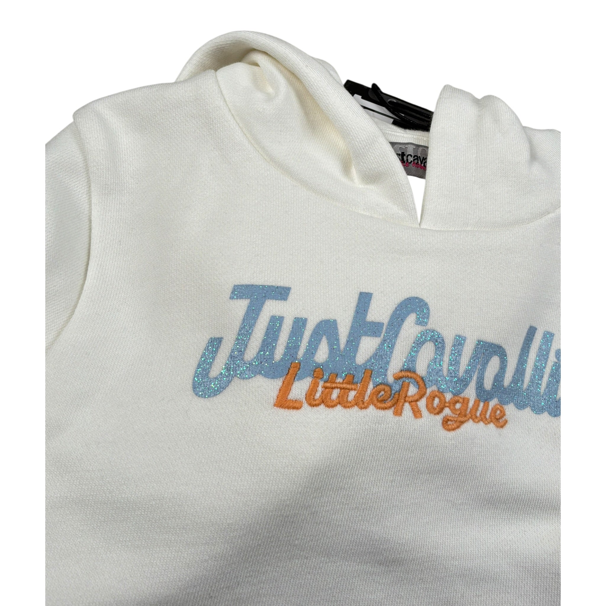 Just Cavalli Felpa Chiusa con Cappuccio tinta unita Bianco per Neonata JIA26110FE BIANCO JUST CAVALLI 