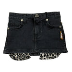 Just Cavalli Gonna In Denim tinta unita Nero per Neonata JIA26111GO NERO JUST CAVALLI 