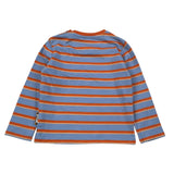 Just Cavalli Shirt Bicolore con Fantasia A Righe Azzurro per Neonato JIA26115TS AZZURRO JUST CAVALLI 