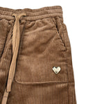Just Cavalli Pantaloni tinta unita In Velluto Marrone per Neonata JIA26116PA MARRONE JUST CAVALLI 