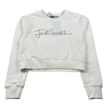 Just Cavalli Felpa Chiusa Girocolllo tinta unita Bianco per Bambina Z6176 BIANCO JUST CAVALLI 