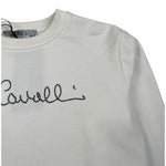 Just Cavalli Felpa Chiusa Girocolllo tinta unita Bianco per Bambina Z6176 BIANCO JUST CAVALLI 