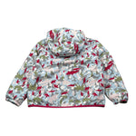 K-Way Giubbino Stampa Fantasia Animali Multicolor per Bambina K1127IW MULTICOLOR K-WAY 