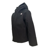 K-Way Giubbino tinta unita con Zip E Cappuccio Nero per Bambino K1128FWXX NERO K-WAY 