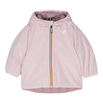 K-Way Giubbino Reversibile con Zip E Cappuccio Rosa per Neonata K11411W ROSA K-WAY 