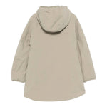K-Way Giubbino Reversibile Lungo con Zip E Cappuccio Verde/Panna per Bambina K11517WXX VERDE/PANNA K-WAY 