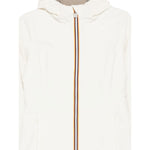 K-Way Giubbino Reversibile Lungo con Zip E Cappuccio Panna/Rosa per Bambina K11517WXXX PANNA/ROSA K-WAY 