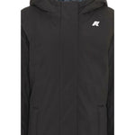 K-Way Giubbino tinta unita con Cappuccio Nero per Bambino K41383WX NERO K-WAY 