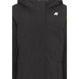 K-Way Giubbino tinta unita con Cappuccio Nero per Bambino K41383WX NERO K-WAY 
