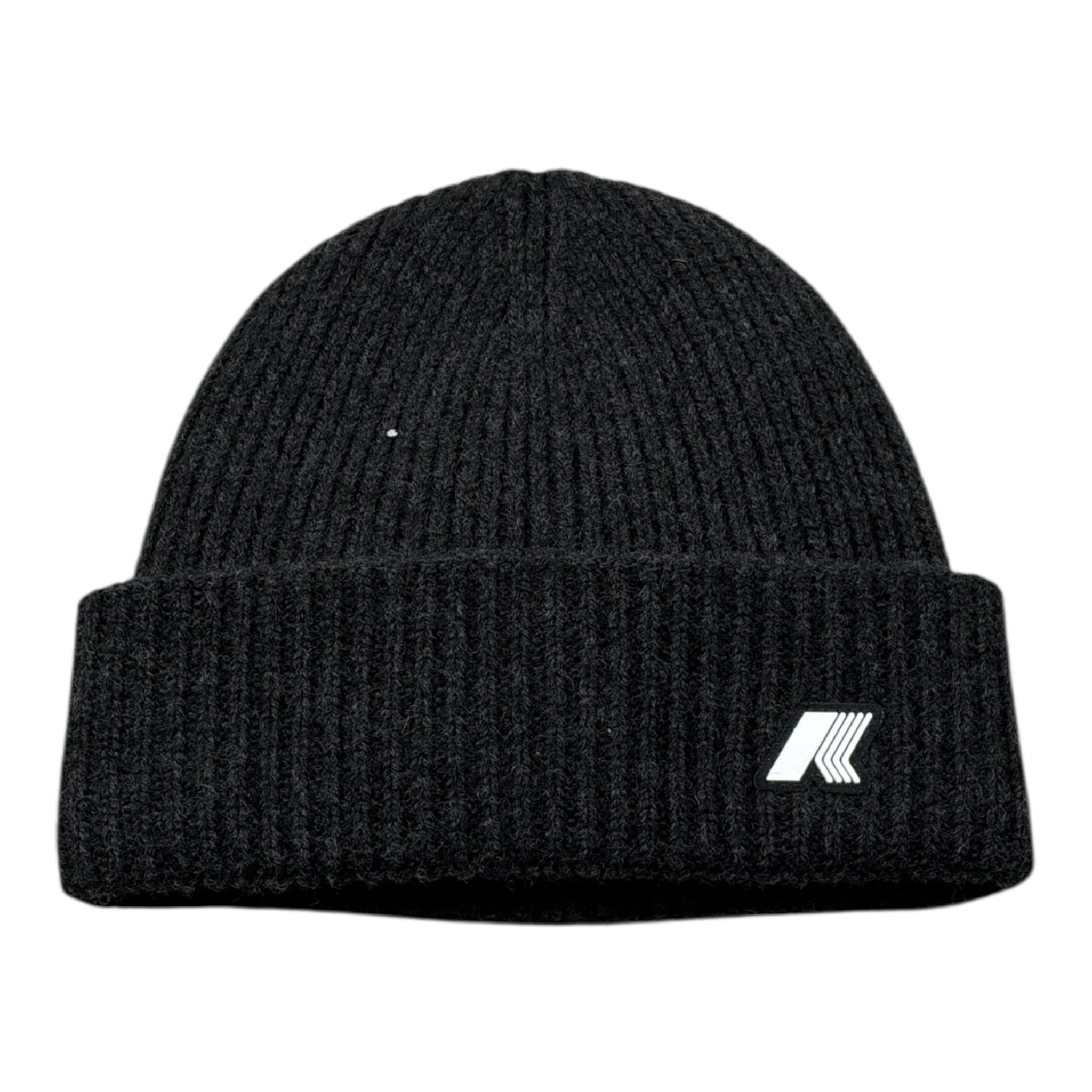 K-Way Cappello Tinta Uita con Logo Grigio per Neonato K31358W GRIGIO K-WAY 
