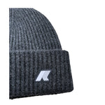 K-Way Cappello Tinta Uita con Logo Grigio per Neonato K31358W GRIGIO K-WAY 