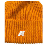K-Way Cappello Tinta Uita con Logo Senape per Bambino K31358WJ SENAPE K-WAY 