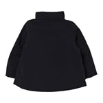 K-Way Giubbino tinta unita con Zip E Cappuccio Nero per Bambino K4125HW NERO K-WAY 