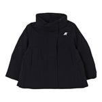 K-Way Giubbino tinta unita con Zip E Cappuccio Nero per Bambino K4125HW NERO K-WAY 