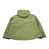 K-Way Giubbino tinta unita con Zip E Cappuccio Verde per Bambino K4125HWX VERDE K-WAY 