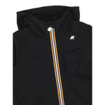 K-Way Felpa con Zip E Cappuccio tinta unita Nero per Bambina K41365W NERO K-WAY 