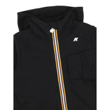 K-Way Felpa con Zip E Cappuccio tinta unita Nero per Bambina K41365W NERO K-WAY 